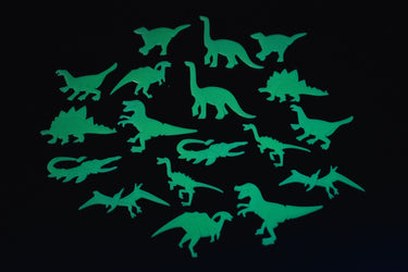 18 Piece Glow in the Dark Dinosaurs Wall Ceiling Decor